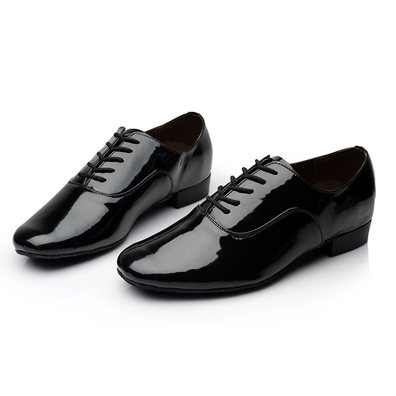 Abendschuhe | Herren Oxford-Schuhe Aus Lackleder Mit Nahtdetails Abendschuhe Abendschuhe