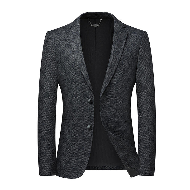 Anzüge | Herren Modern-Fit Tuxedo Aus Twill Mit Ketten-Print Anzüge Anzüge