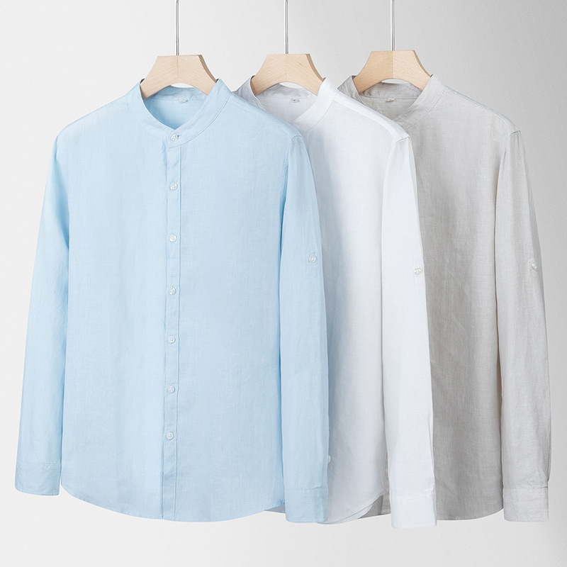 Blusen | Damen Regular-Fit Chambray-Bluse Aus Baumwoll-Mix Blusen Blusen