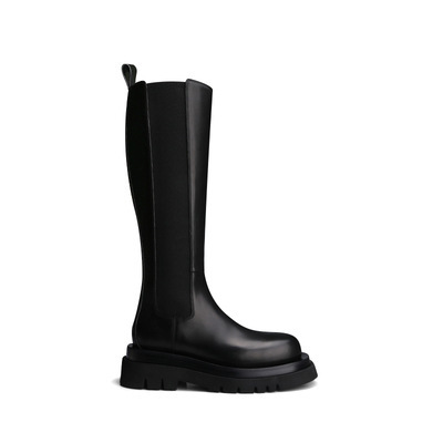 Boots | Damen Kniehohe Chelsea Boots Aus Kunstleder Boots Boots