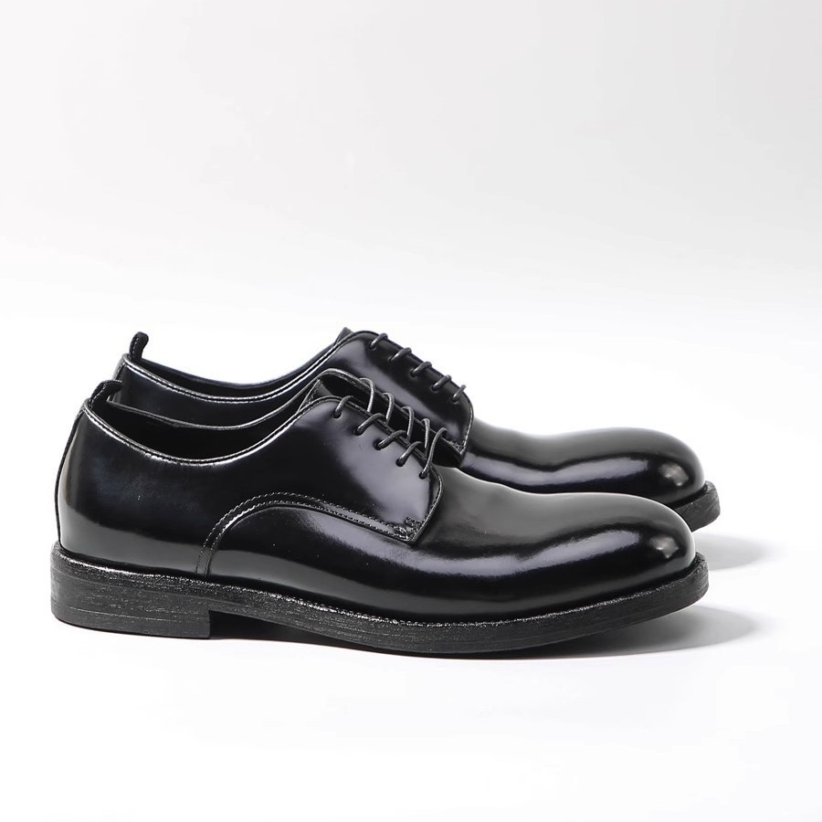 Business-Schuhe | Herren Dresslectic In Italien Gefertigte Leder-Derbys Mit Logo-Detail Business-Schuhe Business-Schuhe