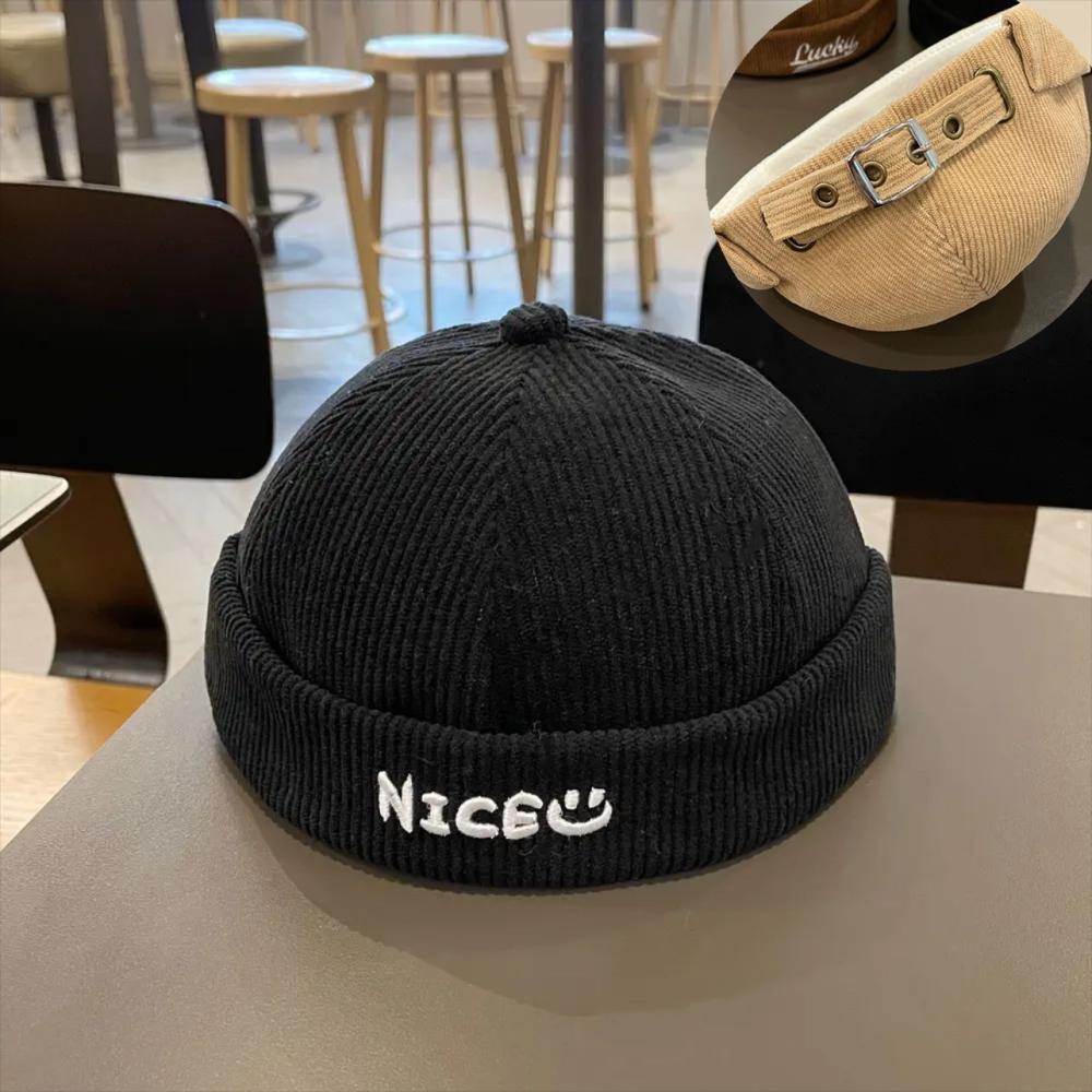 Caps & Mützen | Herren Mütze Aus Baumwolle Und Wolle Mit Logo-Stickerei Accessoires Caps & Mützen