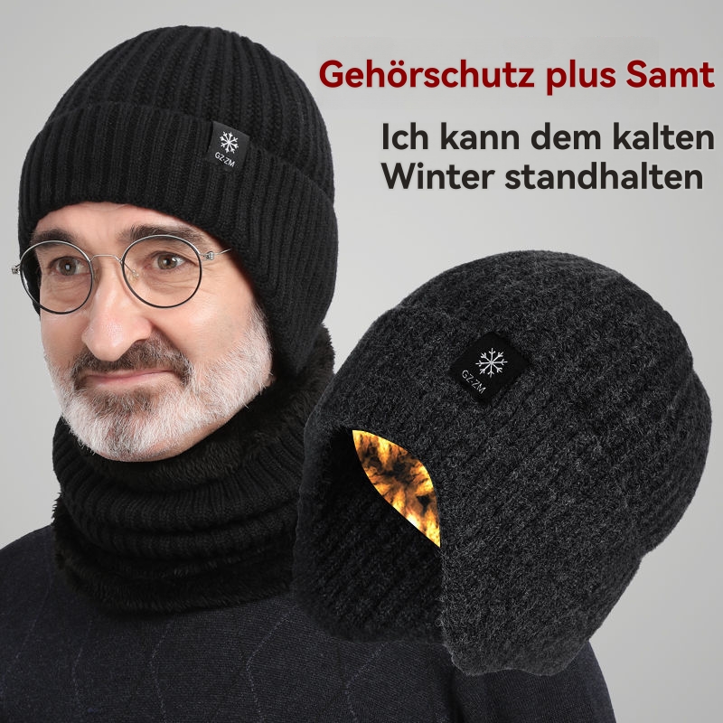 Caps & Mützen | Herren Mütze Aus Schurwolle Mit Stack-Logo Accessoires Caps & Mützen