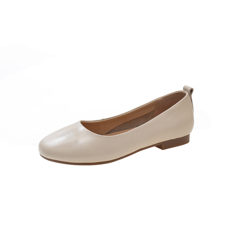 Flache Schuhe | Damen Ballerinas Aus Leder Mit Logo-Niete Damen Damen