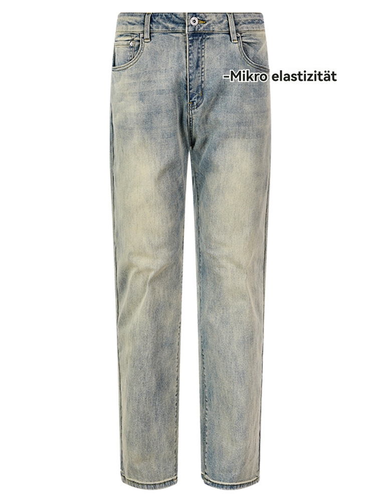 Jeans | Herren Baggy-Fit Jeans Aus Hellblauem Denim In Washed-Optik Herren Herren