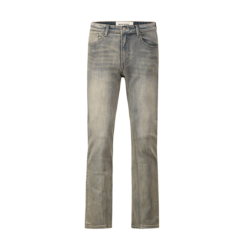 Jeans | Herren Graue Jeans Aus Stretch-Denim Mit Mittlerer Bundhöhe Herren Herren