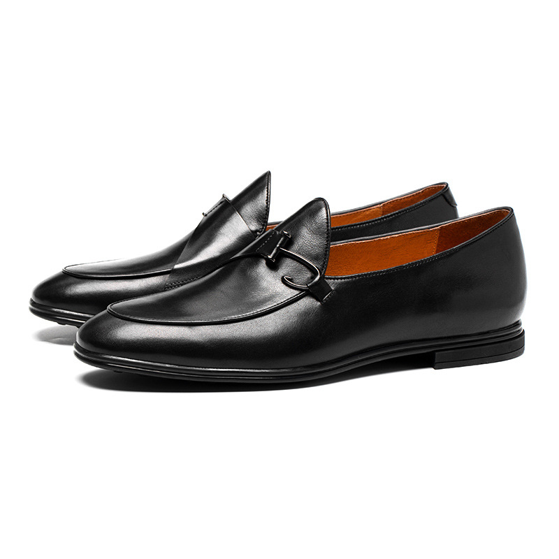 Loafers | Herren Loafer Aus Leder Mit Metallenen Logo-Details Herren Herren