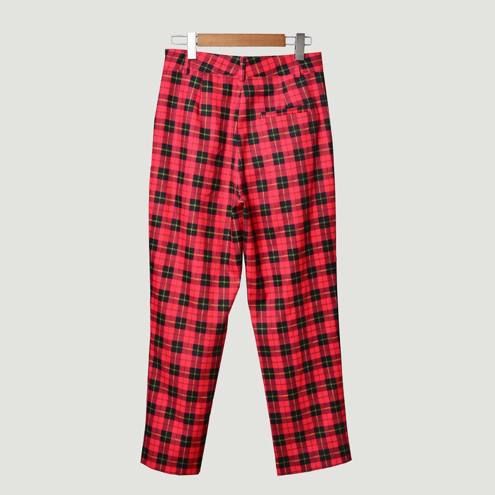 Nachtwäsche & Loungewear | Herren Karierte Pyjama-Hose Aus Baumwolle Mit Logo-Bund Herren Herren