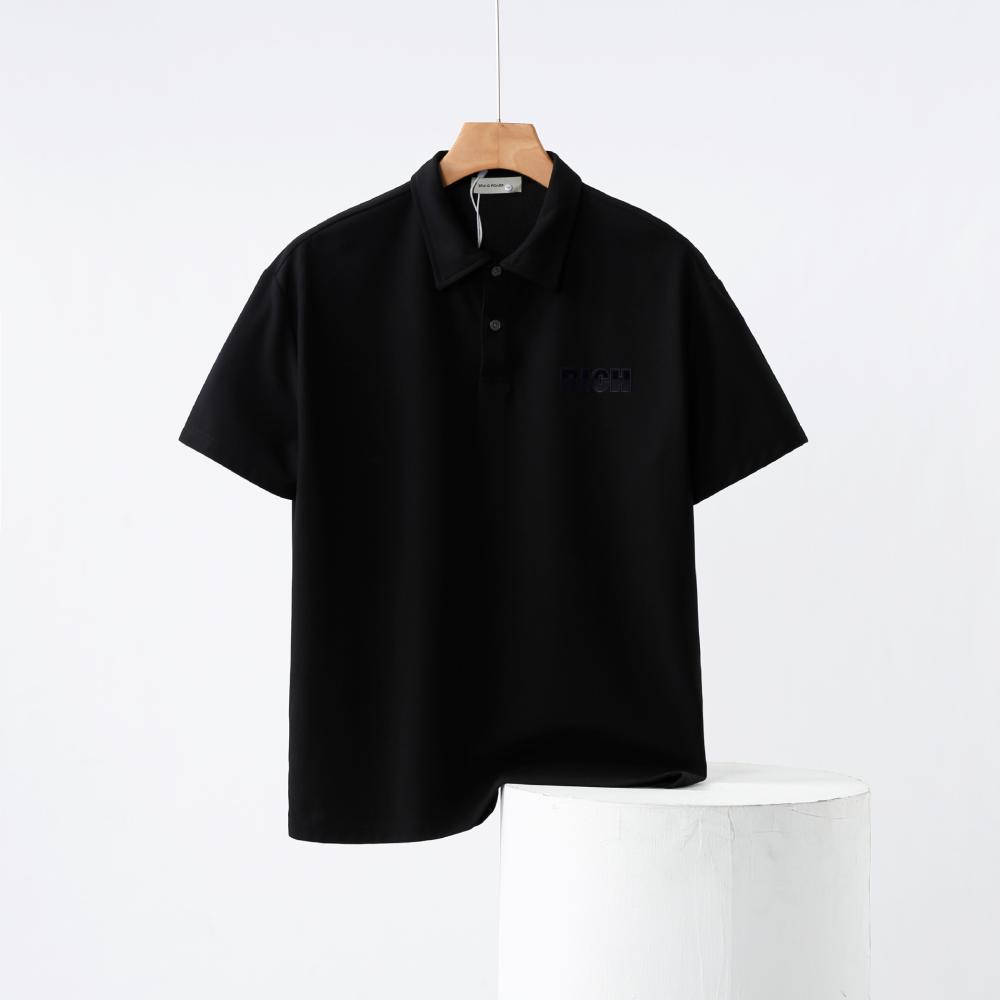 Poloshirts | Herren Poloshirt Aus Baumwoll-Frottee Mit Gesticktem Und Gedrucktem Logo Herren Herren