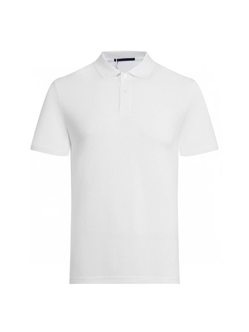 Poloshirts | Herren Poloshirt Aus Leinen Und Seide Mit Johnny-Kragen Herren Herren