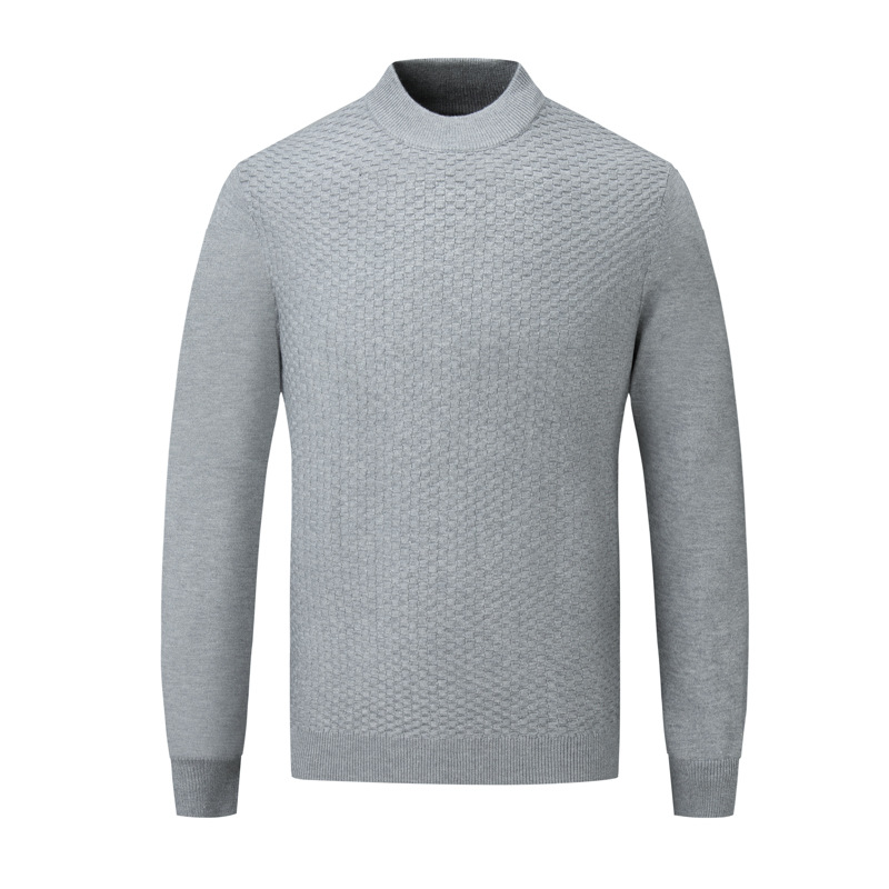 Pullover & Strickjacken | Herren Pullover Aus Baumwoll-Mix Mit Zweifarbiger Struktur Herren Herren