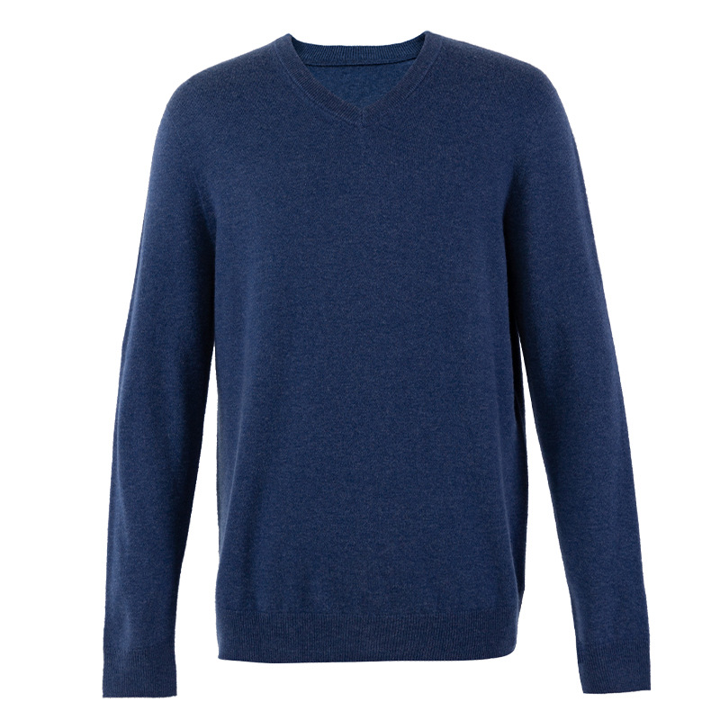 Pullover & Strickjacken | Herren Pullover Aus Schurwolle Mit V-Ausschnitt Herren Herren