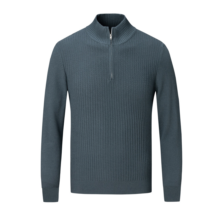 Pullover & Strickjacken | Herren Strickpullover Mit Troyerkragen Aus Baumwolle Herren Herren