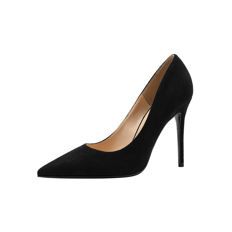 Pumps | Damen Pumps Aus Veloursleder Mit Spitzer Kappe Und Logo-Niete Damen Damen