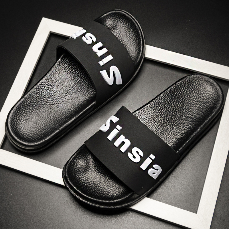 Slides & Flipflops | Herren Slides Mit Logo Auf Dem Riemen Herren Herren