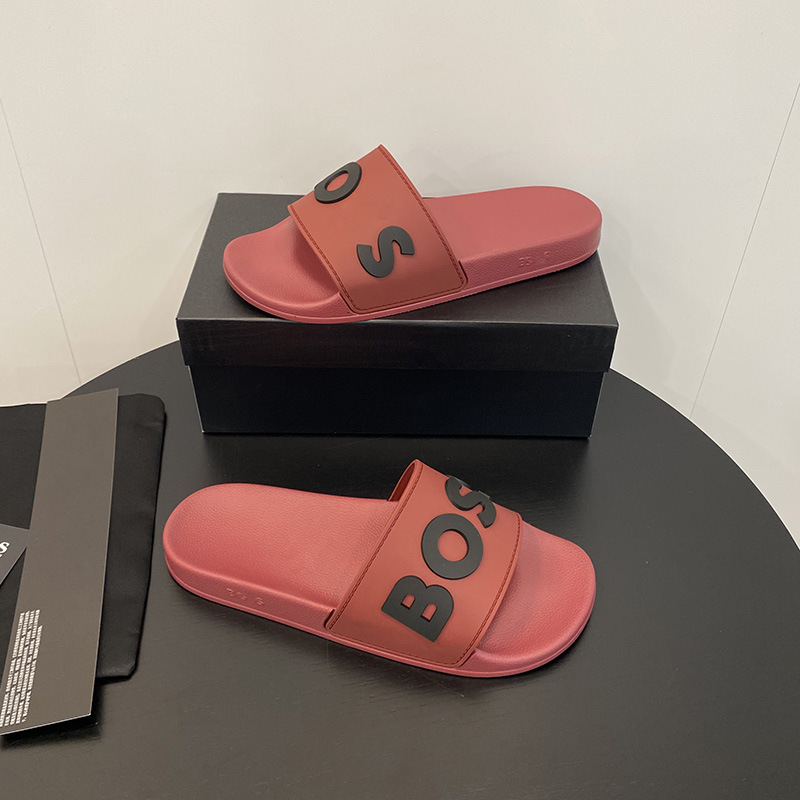 Slides & Flipflops | Herren Slides Mit Logo Auf Dem Riemen Herren Herren