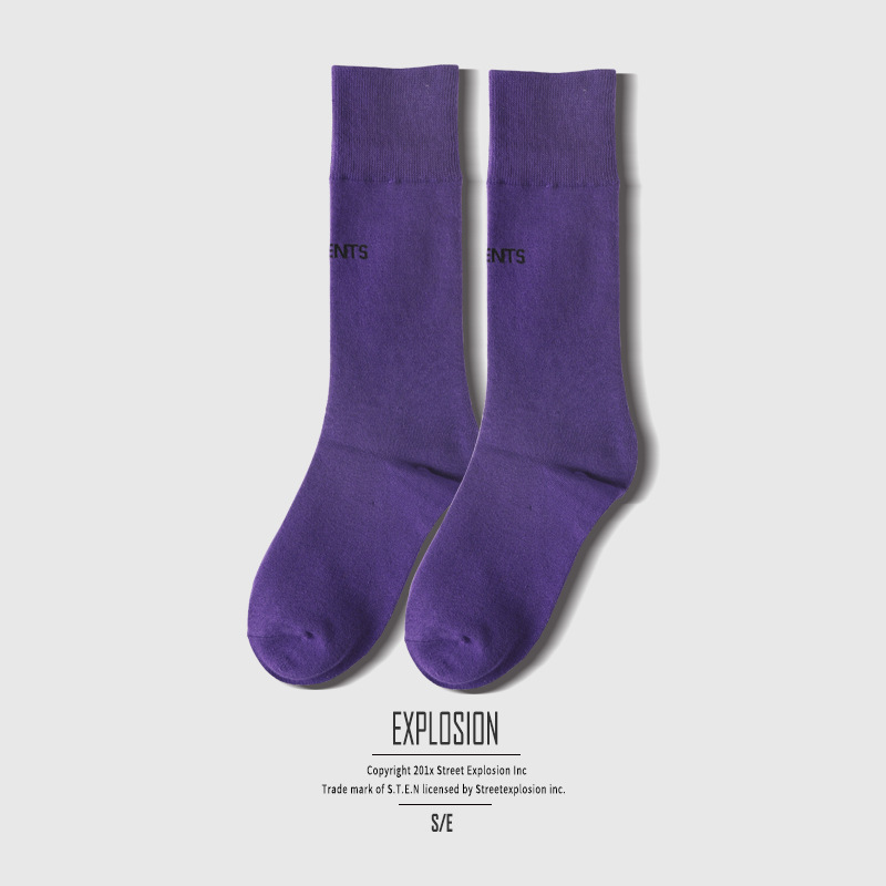 Socken | Herren Mittelhohe Logo-Socken Aus Ägyptischer Baumwolle Mit Merzerisiertem Finish Accessoires Herren