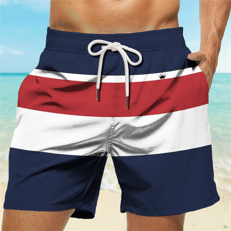 Strandmode | Herren Badeshorts Im Colour-Block-Design Mit Durchgehendem Innenfutter Herren Herren