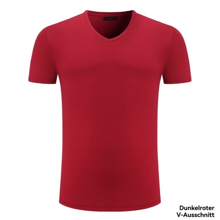 T-Shirts | Herren Zweier-Pack T-Shirts Aus Stretch-Baumwolle Mit V-Ausschnitt Herren Herren