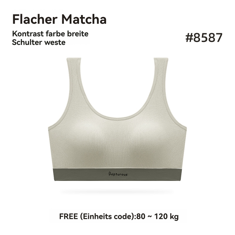 Unterwäsche | Damen Bralette Aus Stretch-Baumwolle Mit Rotem Logo-Label Damen Damen