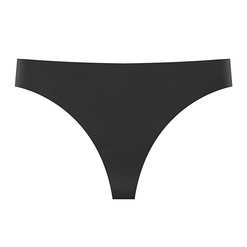 Unterwäsche | Damen Tanga Aus Stretch-Baumwolle Mit Rotem Logo-Label Damen Damen