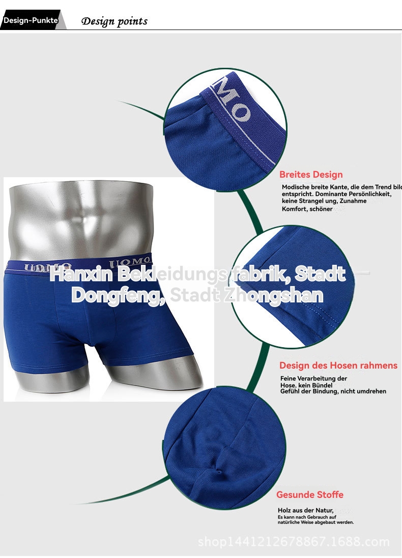 Unterwäsche | Herren Dreier-Pack Eng Anliegende Boxershorts Aus Stretch-Baumwolle Mit Logos Am Bund Herren Herren