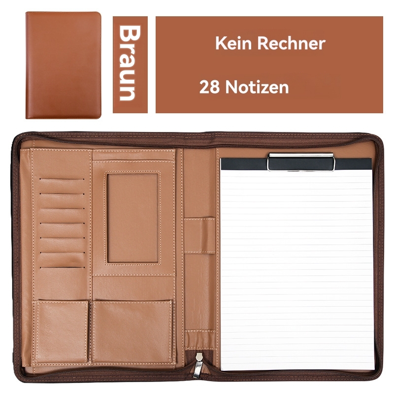 Weitere Accessoires | Damen Din-A4-Mappe Aus Kunstleder Mit 3D-Logo Accessoires Damen