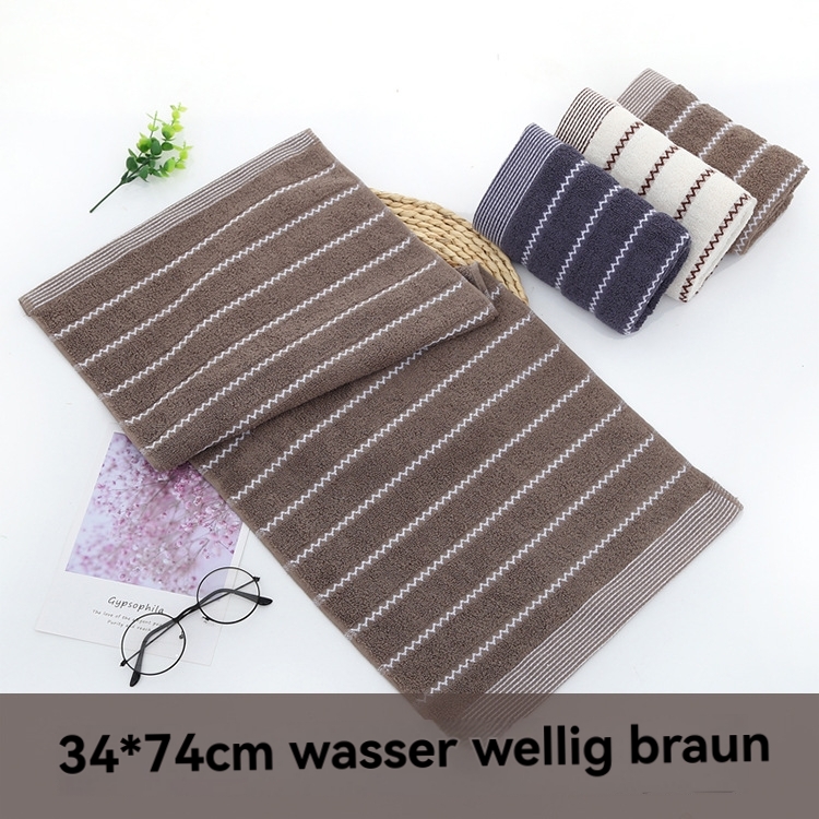 Weitere Accessoires | Herren Handtuch Aus Baumwoll-Samt Mit Gestickten Details Accessoires Herren